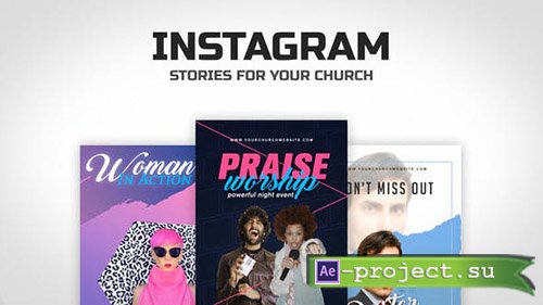 Videohive: Church Instagram Stories - Project for After Effects