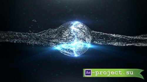 Videohive: Energy Water Sphere Logo Reveal - Project for After Effects 