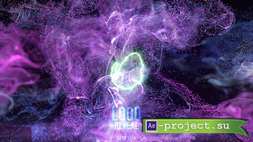 Videohive: Neon Fluid Particles Reveal - Project for After Effects 