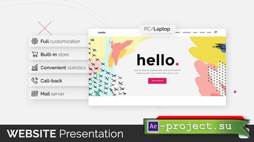 Videohive: Website Presentation 22818524 - Project for After Effects 