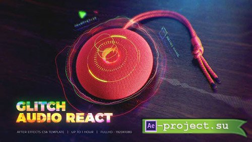 Videohive: Glitch Audio React - Project for After Effects