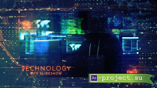 Videohive: Technology City Slideshow - Project for After Effects 