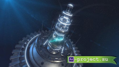 Videohive: Space Station Core Logo Reveal - Project for After Effects 