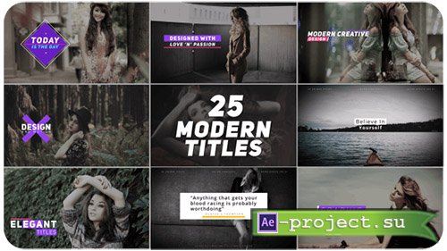 Videohive: Titles 20504667 - Project for After Effects 