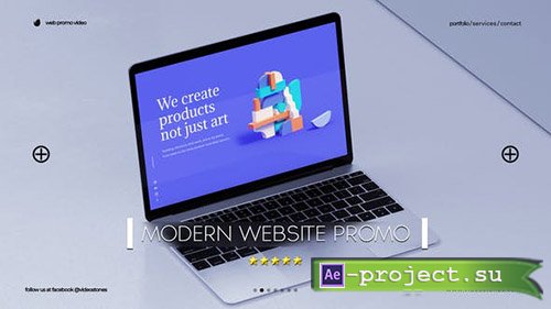 Videohive: Modern Website Promo 24098239 - Project for After Effects 