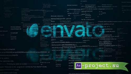 Videohive Digital Code Logo Reveal - Project for After Effects