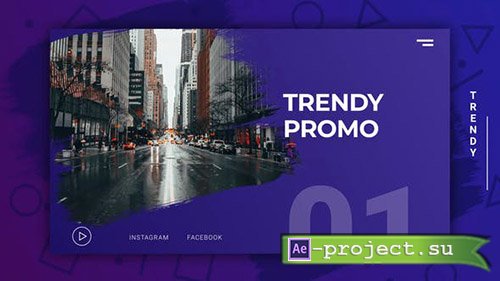 VideoHive: Trendy Modern Promo 23933540 - Project for After Effect