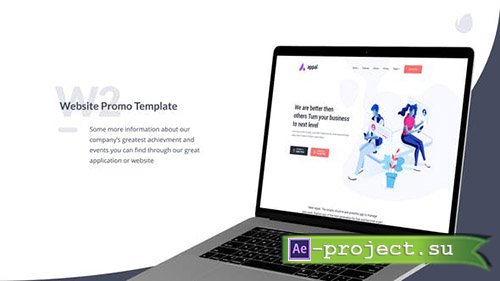 Videohive: W2 - Website Promo - Project for After Effects 