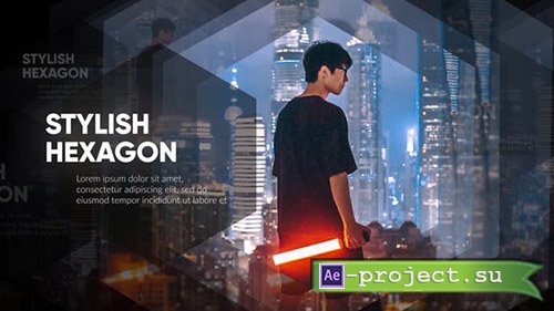 VideoHive: Slideshow - Stylish Hexagon  - Project for After Effects 