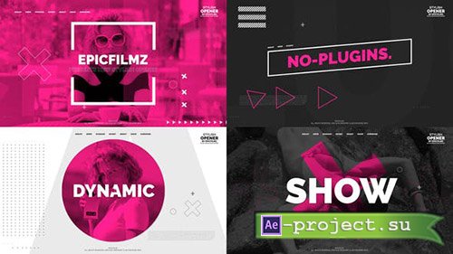 VideoHive: Clean Fast Opener 23690398  - Project for After Effects 