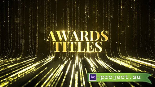 Videohive: Awards Titles 24114206 - Project for After Effects 