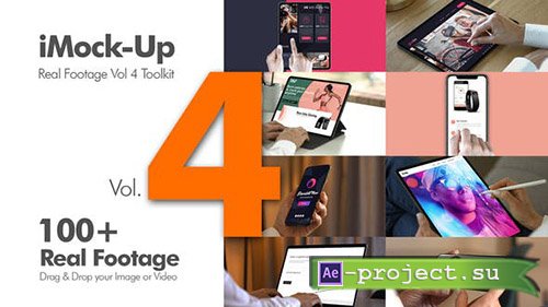 Videohive: iMock-Up Real Footage Vol 4 Toolkit - Project for After Effects 
