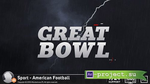 Videohive: Sport - American Football - Project for After Effects 