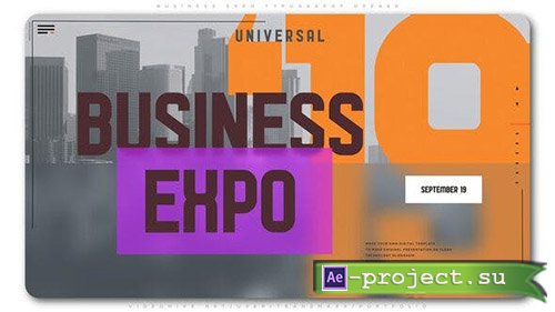 VideoHive: Business Expo Typography Opener - Project for After Effects 