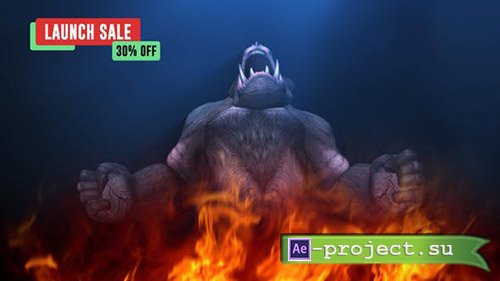 Videohive: Primal | Gorilla Reveal - Project for After Effects 