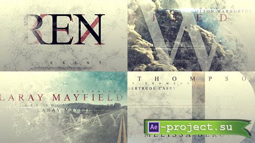 Videohive: History Opener Titles - Project for After Effects 