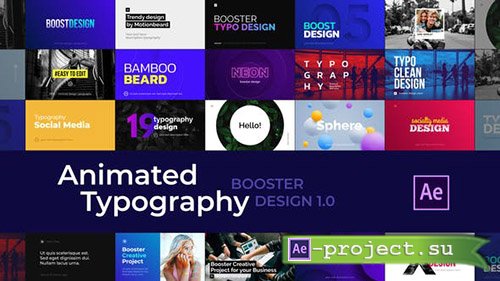 Videohive: Creative Animated Typography - Project for After Effects 
