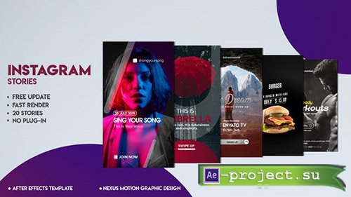 Videohive: Instagram Stories 23376757 - Project for After Effects 