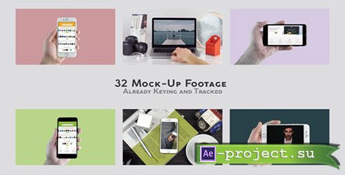 Videohive: Mock-Up Real Footage Mobile and Laptop - Project for After Effects 