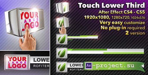 Videohive: Touch Lower Third - Project for After Effects 