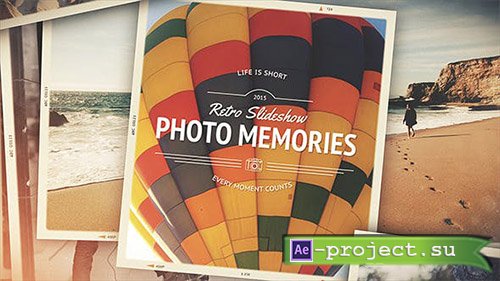 Videohive: Photo Memories - Retro Slideshow - Project for After Effects 