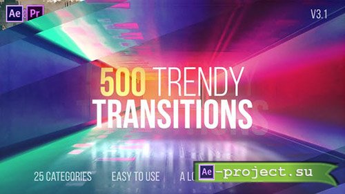 Videohive: Transitions 22114911 - v3.1  - Project for After Effects 