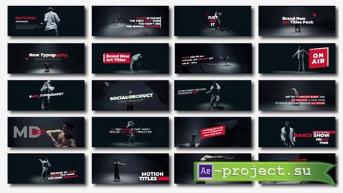 Videohive: Art Typography - Premiere Pro Templates 