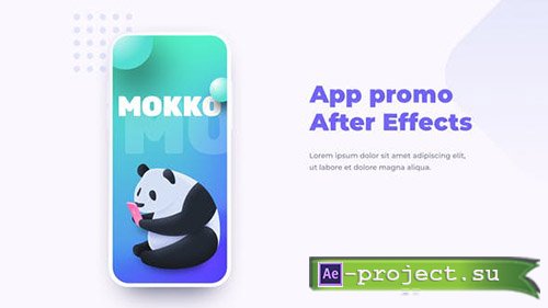 Videohive: Mokko - App Promo Mock-up Mobile Presentation - Project for After Effects 