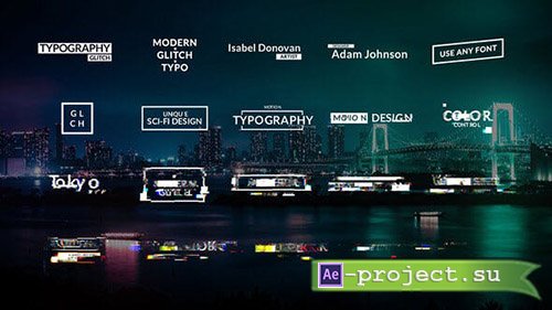 VideoHive:  Glitch Titles Animations 24215198  - Project for After Effects 