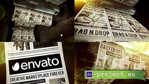 VideoHive: Newspapers Opener 10148404 - Project for After Effects
