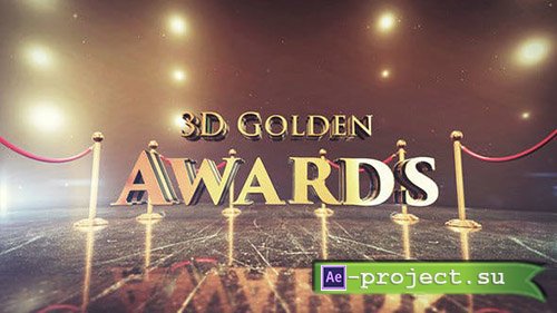 Videohive: 3D Golden Awards - Project for After Effects 