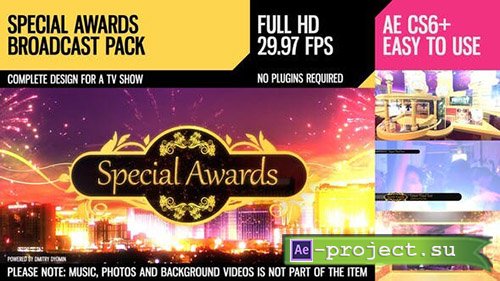 VideoHive: Special Awards (Broadcast Pack) -  Project for After Effects