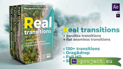 Videohive: Real transitions - Project for After Effects 