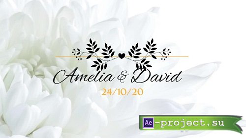 8 Flower Wedding Titles 263001 - Premiere Pro Templates