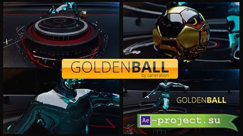 Videohive: Golden Ball Football Opener - Project for After Effects 