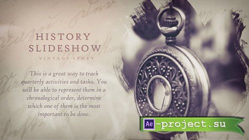Videohive: History Vintage Slideshow - Project for After Effects 