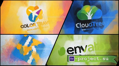Videohive: Watercolor and Paint Logo - Project for After Effects 