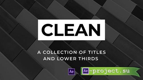 Videohive: Clean Titles and Lower Thirds - Project for After Effects 
