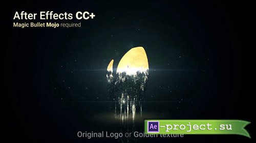 Videohive: Shattered Golden Logo - Project for After Effects