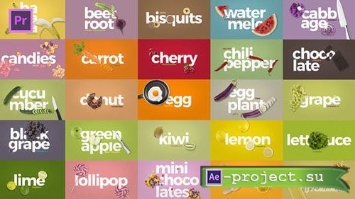 Videohive: Broadcast Cooking Package Essential Graphics | Mogrt - Premiere Pro 