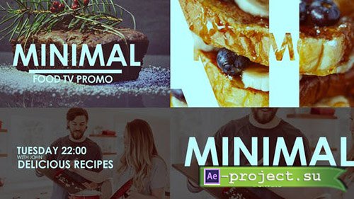 VideoHive: Tv Minimal Food Promo - Project for After Effects
