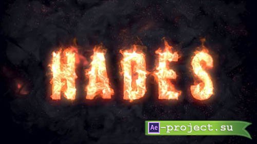 Videohive: Hades - Animated Fire Typeface - Project for After Effects