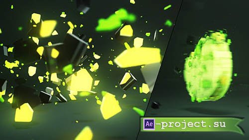Videohive: 3D Light Shatter Logo - Project for After Effects