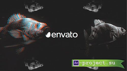 Videohive: Fish Glitch Logo Reveal 21230482 - Project for After Effects