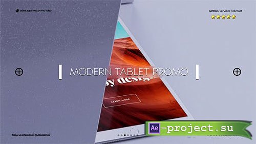 Videohive: Modern Tablet Promo - Project for After Effects