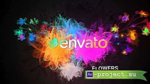 Videohive: Flowers and Dyes Intro - Project for After Effects
