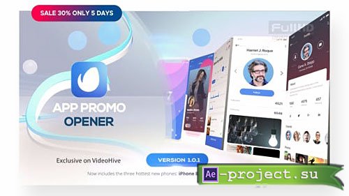 Videohive: Phone X - App Presentation 22471322 - Project for After Effects