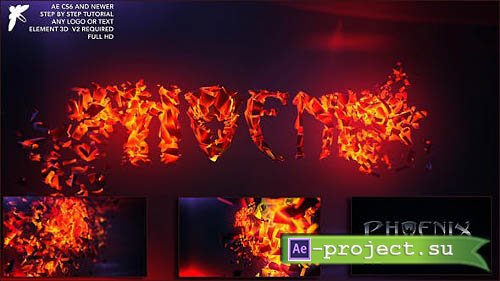 Videohive: Fire Logo 24257439 - Project for After Effects 