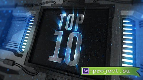 Videohive: Futuristic Top 10 - Project for After Effects