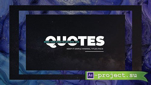Videohive: Simply Quotes - Project for After Effects